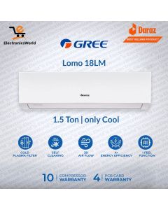 Gree GS-18LM 1.5 Ton Non-Inverter Split Air Conditioner -Subhan Electronics-1 (3 Months 0% Percent Profit Product Available On 48 Months Installment)